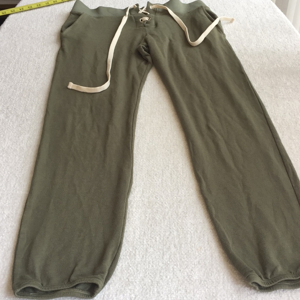 Monrow Olive Green Track Pants